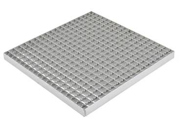A stainless steel grating with serrated on the white background.